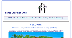 Desktop Screenshot of blancochurchofchrist.com